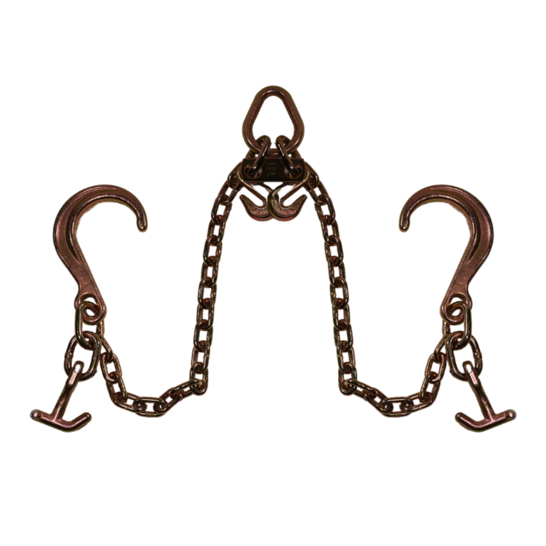 V-Chain Bridle, 8" J Hooks — 2' Legs, G70