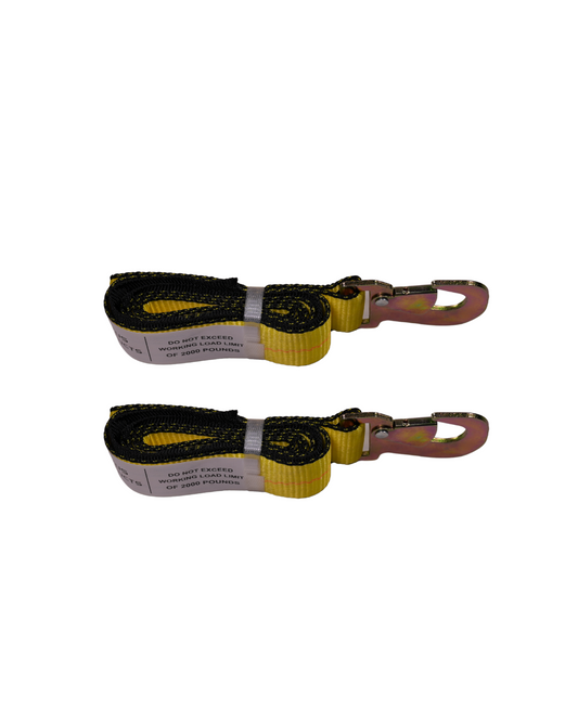 Flat Snap Hook Strap w/ Protective Sleeve (2 Pack)