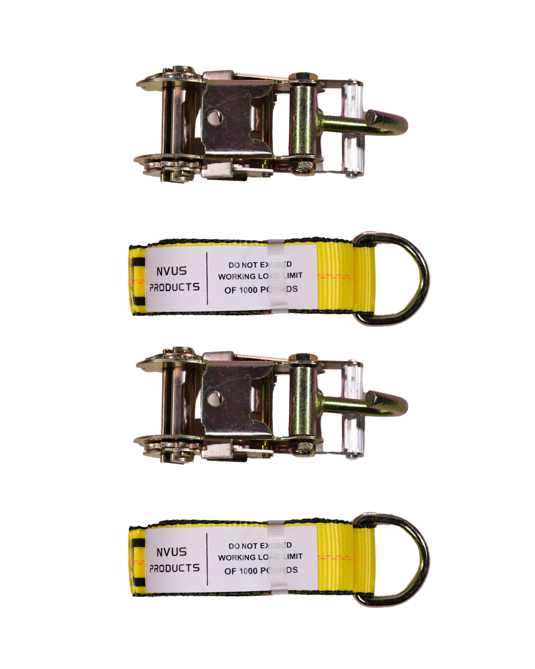 Wheel Lift Tie-Down Kit w/ D-Ring (2 Pack)