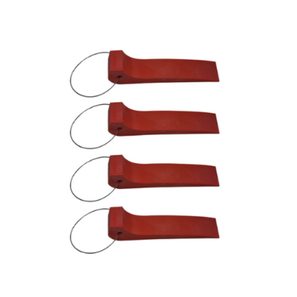 Tire Skates for Tow Trucks — Safety Orange, 4-Pack