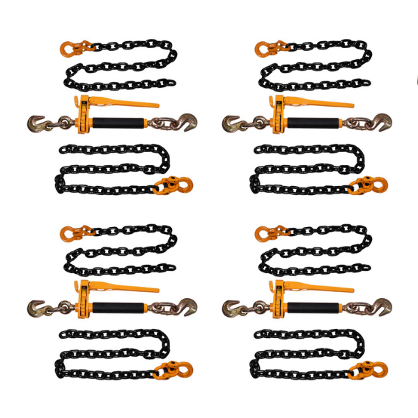 Front Axle Tie Down Kit Chain w/ Omega Link