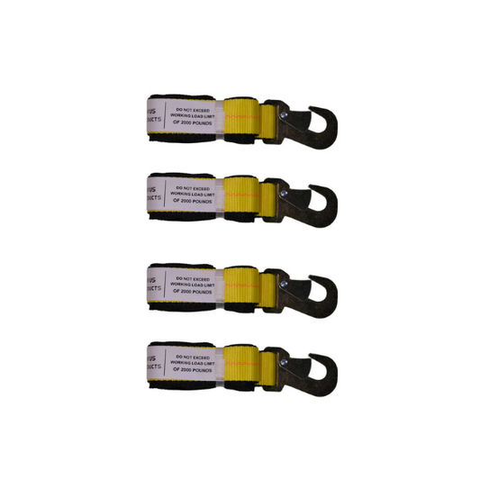 Flat Snap Hook Strap w/ Protective Sleeve (2 Pack)